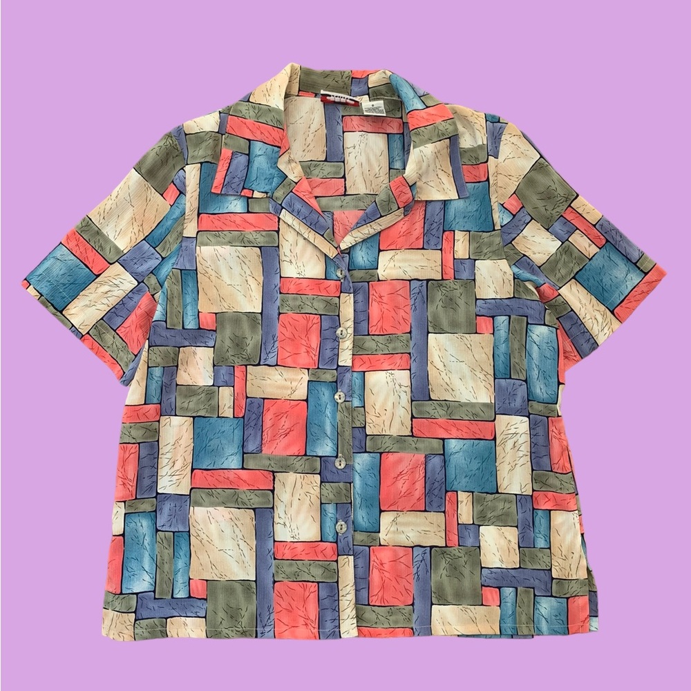 MULTICOLORED BOWLING SHIRT